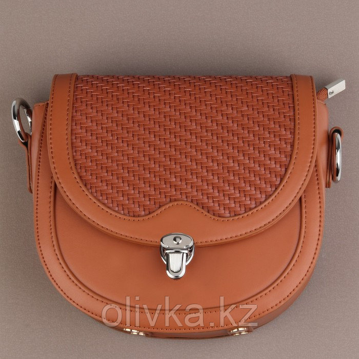 Застёжка для сумки, 3,3 × 2,3 см, с винтом, цвет серебряный - фото 5 - id-p110916938
