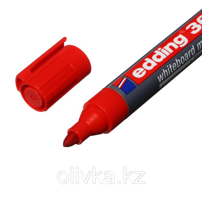 Маркер для доски EDDING E-360/2, 1.5 - 3.0 мм, красный - фото 4 - id-p110914429