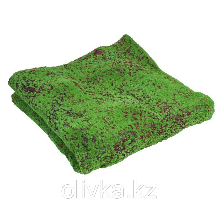 Мох искусственный, декоративный, полотно 1 × 1 м, рельефный, зелёный с щепой - фото 6 - id-p105708005
