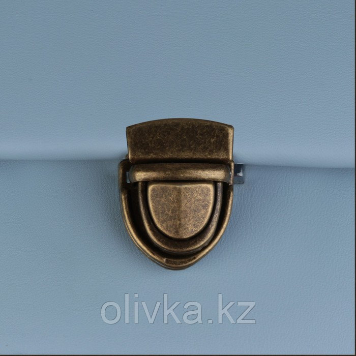 Застёжка для сумки, 3 × 2 см, цвет бронзовый - фото 4 - id-p110929602