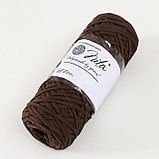 Шнур для вязания 100% полиэфир, ширина 3 мм 100м (шоколад), фото 2