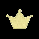 Аппликация «Корона», 3,7 × 3,7 см, 10 шт, цвет золотой, фото 3