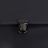 Застёжка для сумки, 3 × 2 см, цвет чёрный никель, фото 4
