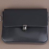 Застёжка для сумки, 3 × 2 см, цвет чёрный никель, фото 5