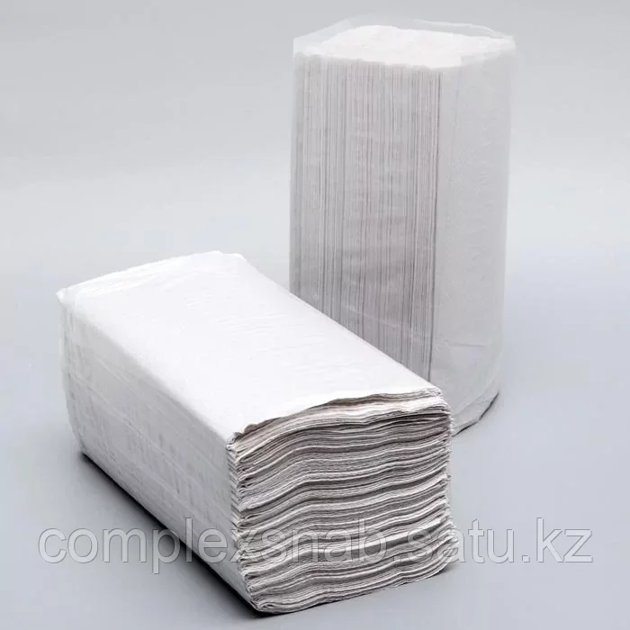Бумажные полотенца листовые Evrostandart, V-сл, 2х-сл, 200шт. - фото 1 - id-p111052995