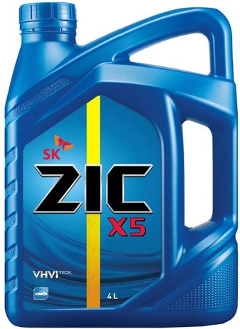 Моторное масло ZIC X5 10W-40 4л, фото 1