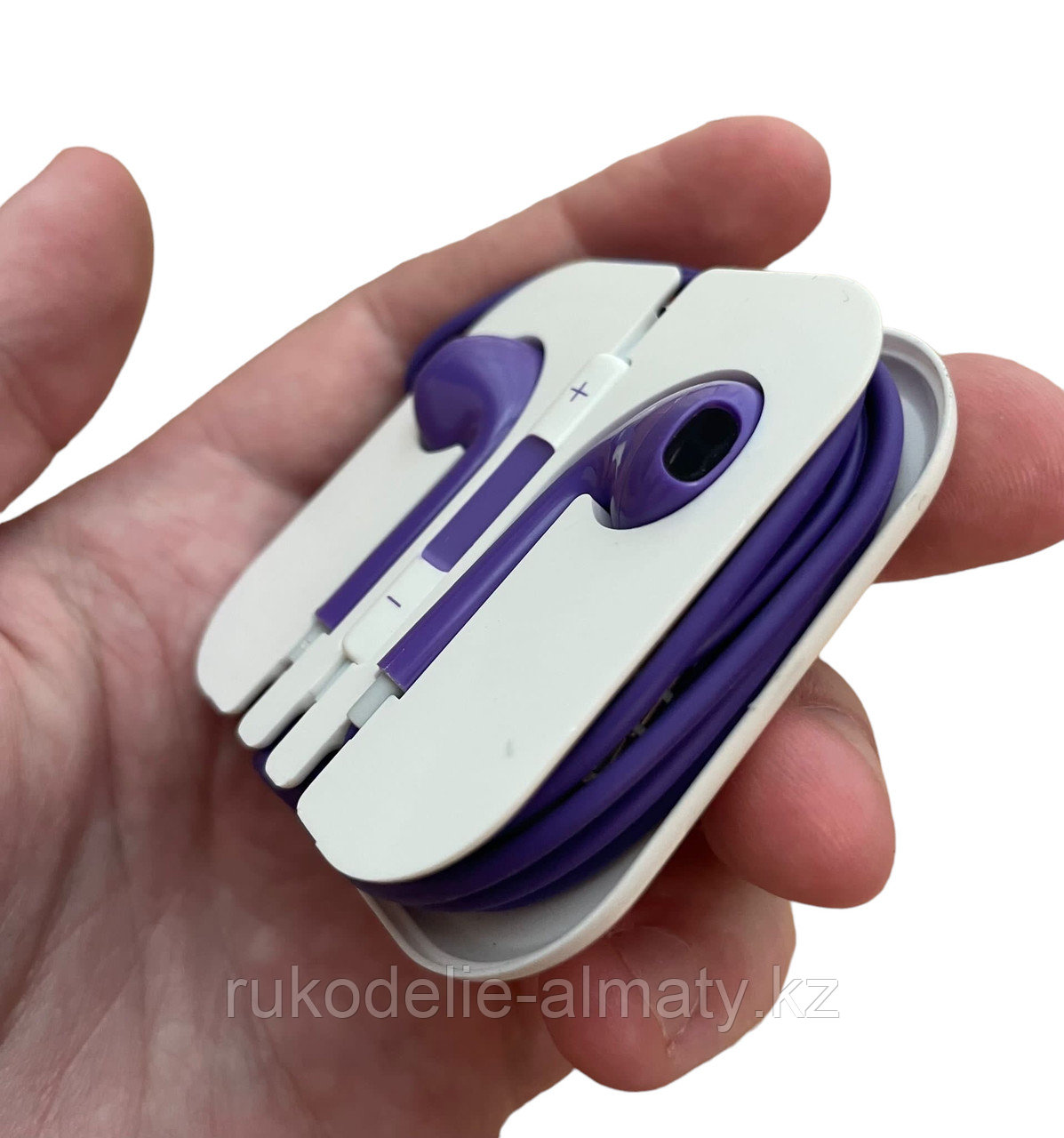Наушники проводные для любых устройств фиолетовый - фото 2 - id-p111054071
