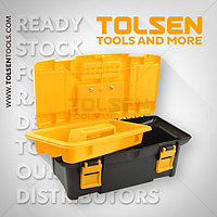 Ящик для инструментов пластиковый, 340х180х130мм, Tolsen 80190