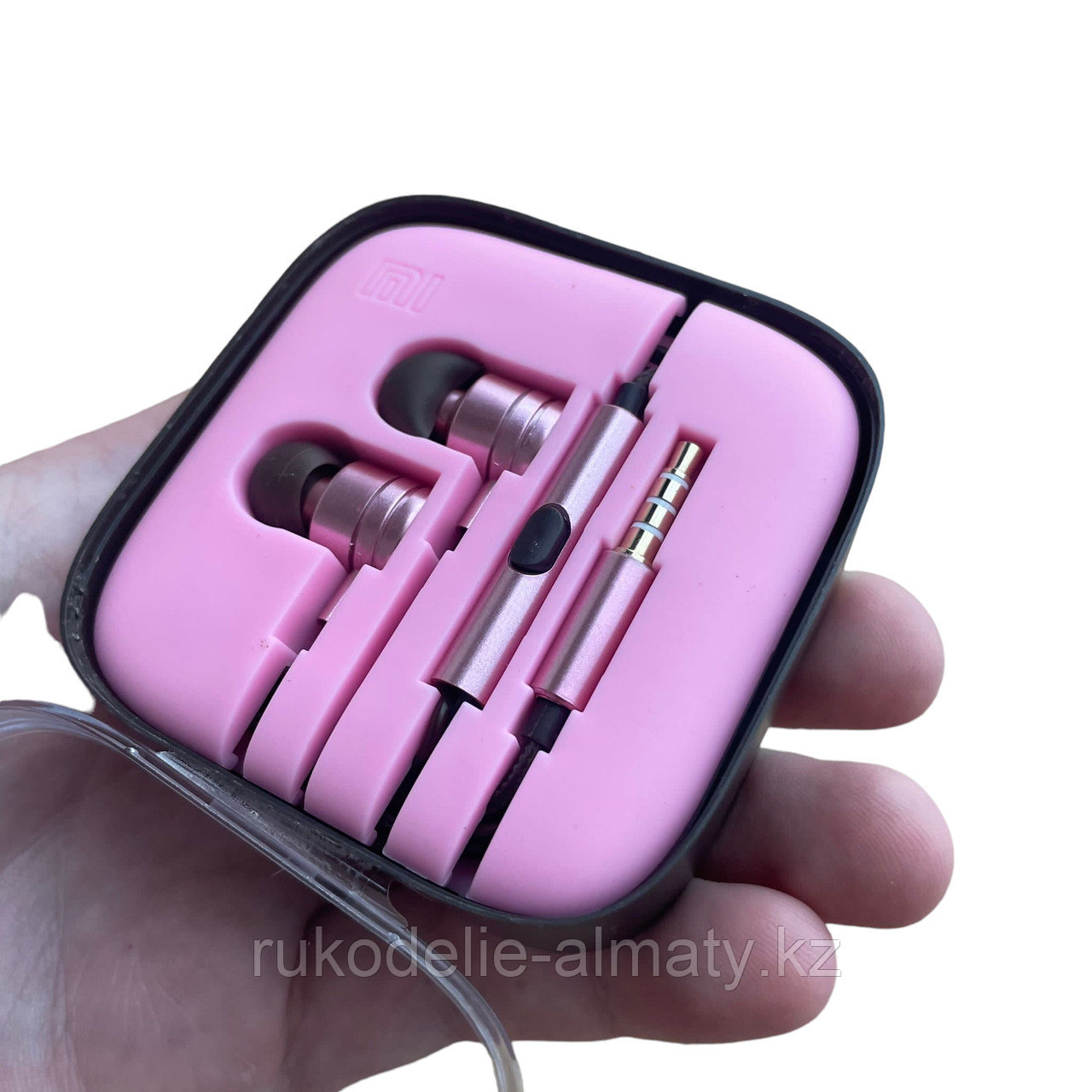 Наушники проводные для любых устройств розовый - фото 1 - id-p111054129
