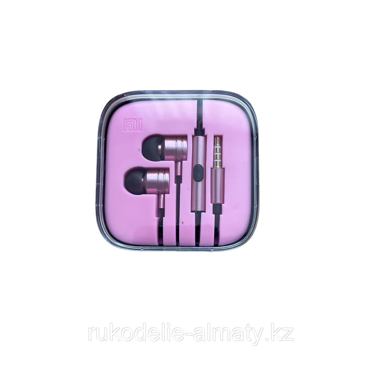 Наушники проводные для любых устройств розовый - фото 3 - id-p111054129