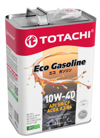 Totachi Eco Gasoline 10W-40 4 л, фото 1