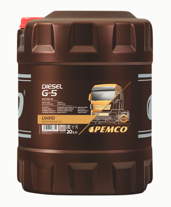 Моторное масло для тяжелой техники PEMCO DIESEL G-5 UHPD 10W-40 PM0705 - фото 1 - id-p111054737