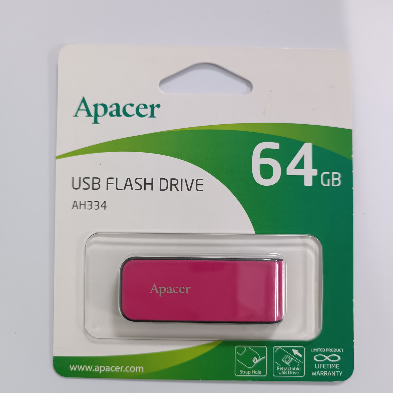 Flash USB 64 GB Apaser AH334 AP64GAH334P-1 - фото 1 - id-p111055354