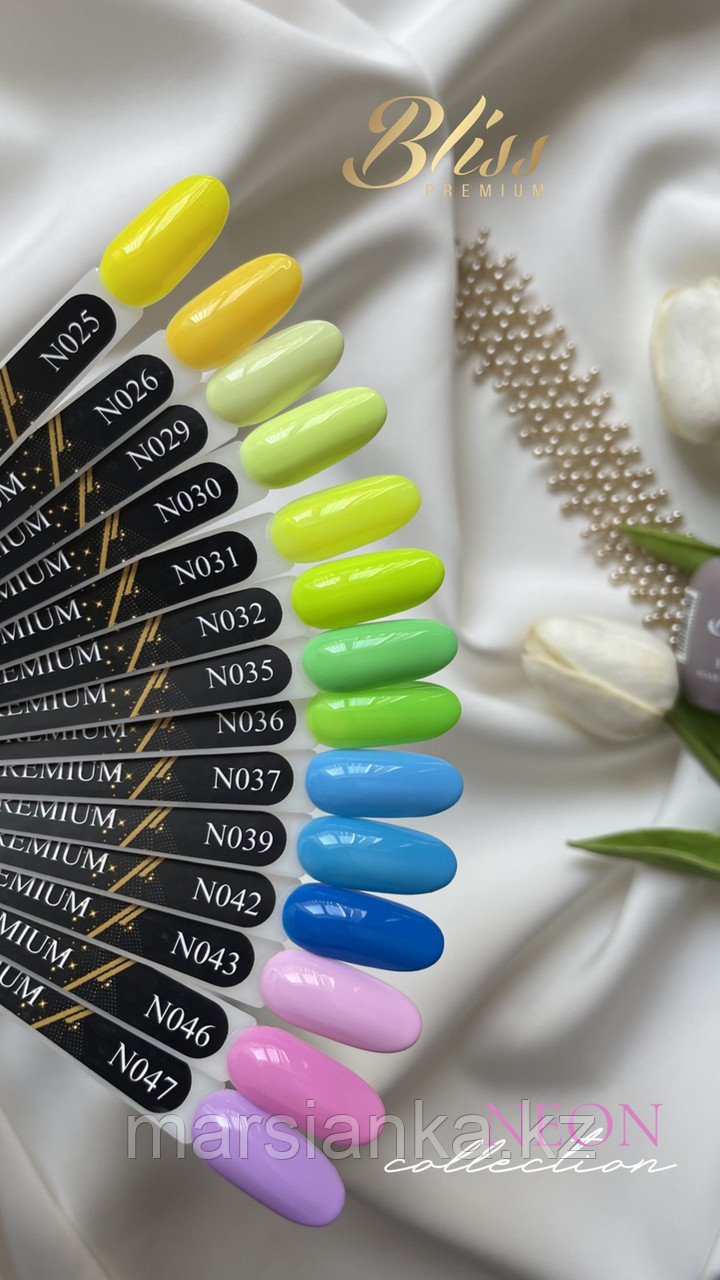 Гель-лак Bliss PREMIUM Neon №026, 15мл