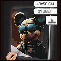Картина по номерам "Крутой Микки (Disney)" (40х50)