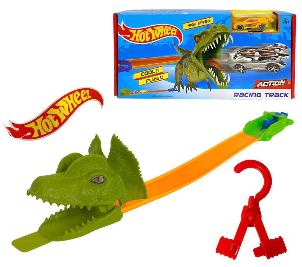 926 Трек Динозавр Hot Wleel +1 машинка, 32*15см, фото 1