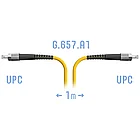 Патчкорд оптический FC/UPC SM G.657.A1 1 метр (SNR-PC-FC/UPC-A-1m)