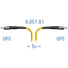Патчкорд оптический FC/UPC SM G.657.A1 3 метра (SNR-PC-FC/UPC-A-3m)
