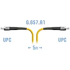 Патчкорд оптический FC/UPC SM G.657.A1 5 метров (SNR-PC-FC/UPC-A-5m)