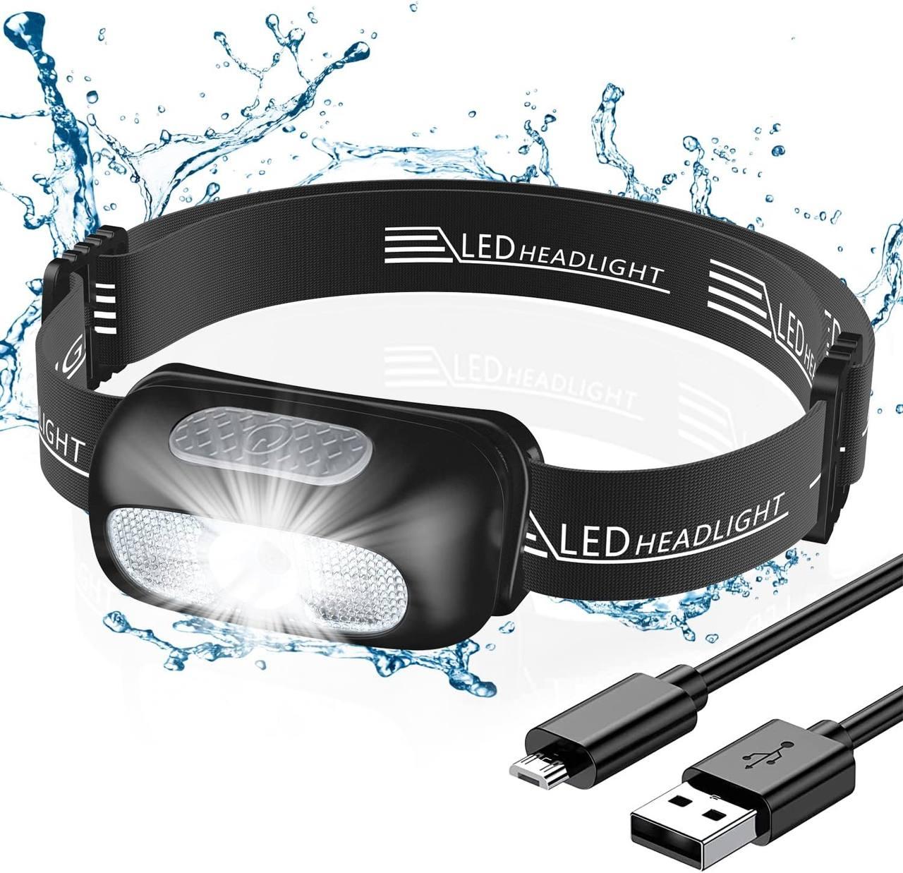 Налобный фонарь HeadLamp, с USB - фото 1 - id-p111056281