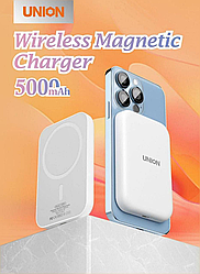 Power Bank MagSafe UP07, 5000mah, 15W/20W (беспроводная быстрая зарядка на магните)