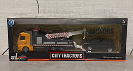 City Tractors. Эвакуатор - Машина + Джип. Автопогрузчик. Классный Подарок.