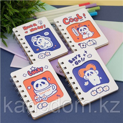 Блокнот А7 на гребне, в линию 77л Cute! LG-24168