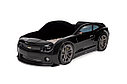 Кровать-машинка объемная (3d) EVO "Camaro" черный (матрас, подсветка фар, подсветка дна, мягкая спинка), фото 3