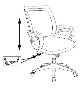 Офисное кресло Стул Груп TopChairs оранжевый\черный (О) - фото 5 - id-p111061219