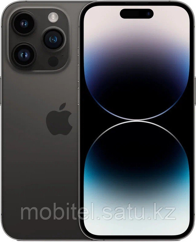 Смартфон Apple iPhone 14 Pro 256b Space Black (черный) - фото 1 - id-p111061626