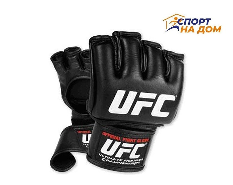 Перчатки MMA UFC Official Fight Glove Black L - фото 1 - id-p111062060
