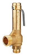 Клапан предохранительный прямой пружинный латунь 1810 ТР ТС 010/2011G2" 1810.050 НР Рн=0.5 ...16 бар 220С для