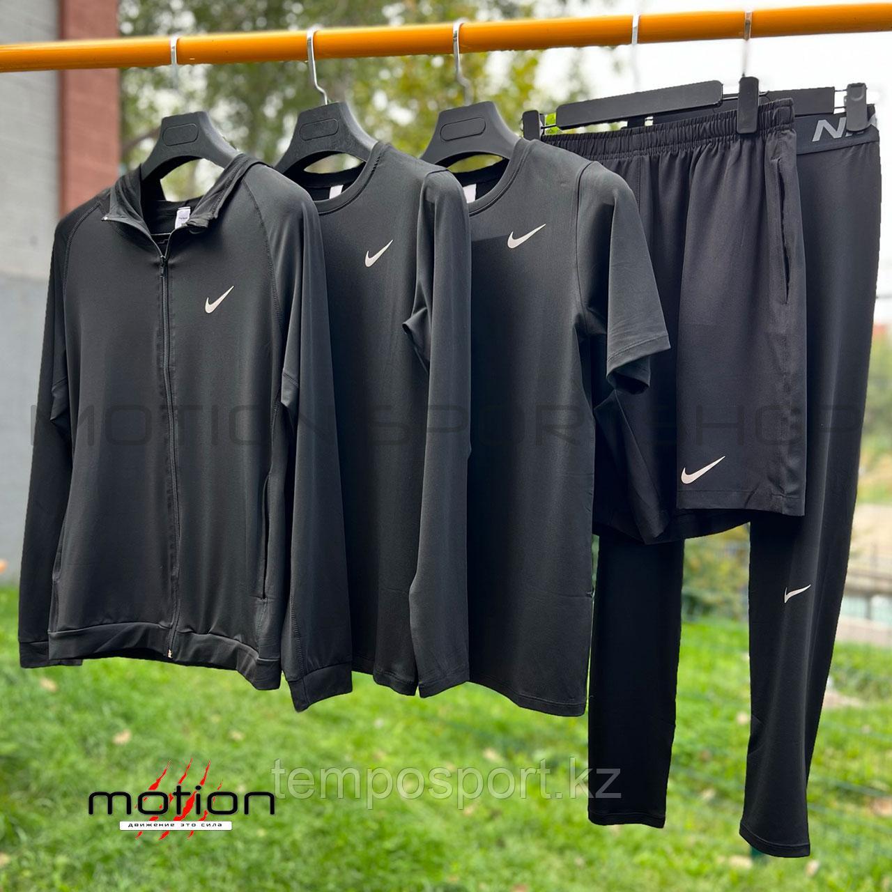 Рашгард комплект 5 в 1 Nike (М, L, XL, XXL), черный - фото 2 - id-p106342176