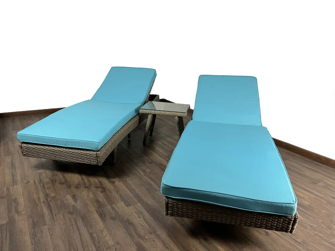 Шезлонг (2шт) со столиком "Гавайи”, фото 1