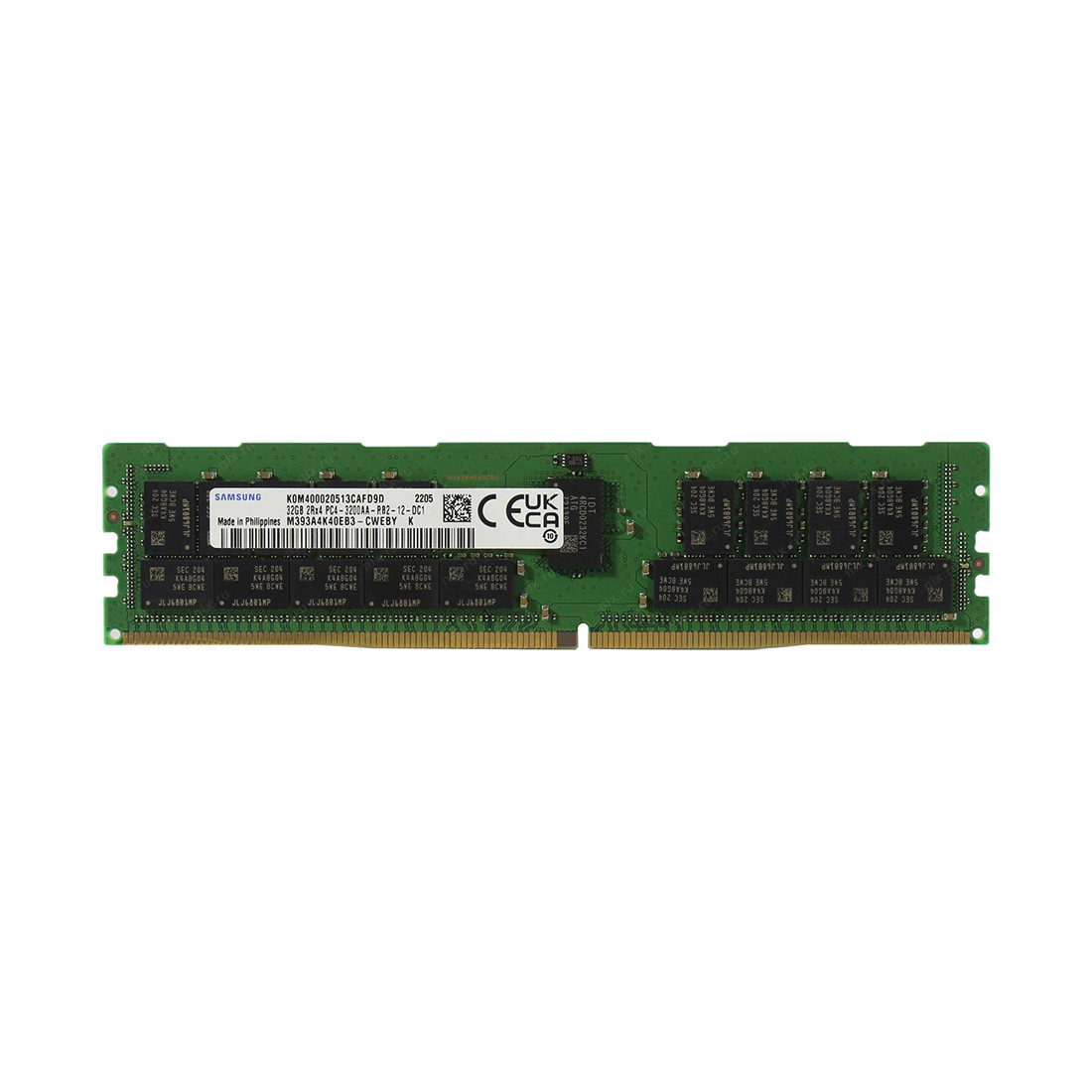 Модуль памяти Samsung M393A4K40EB3-CWE DDR4-3200 ECC RDIMM 32GB 3200MHz - фото 2 - id-p111063285