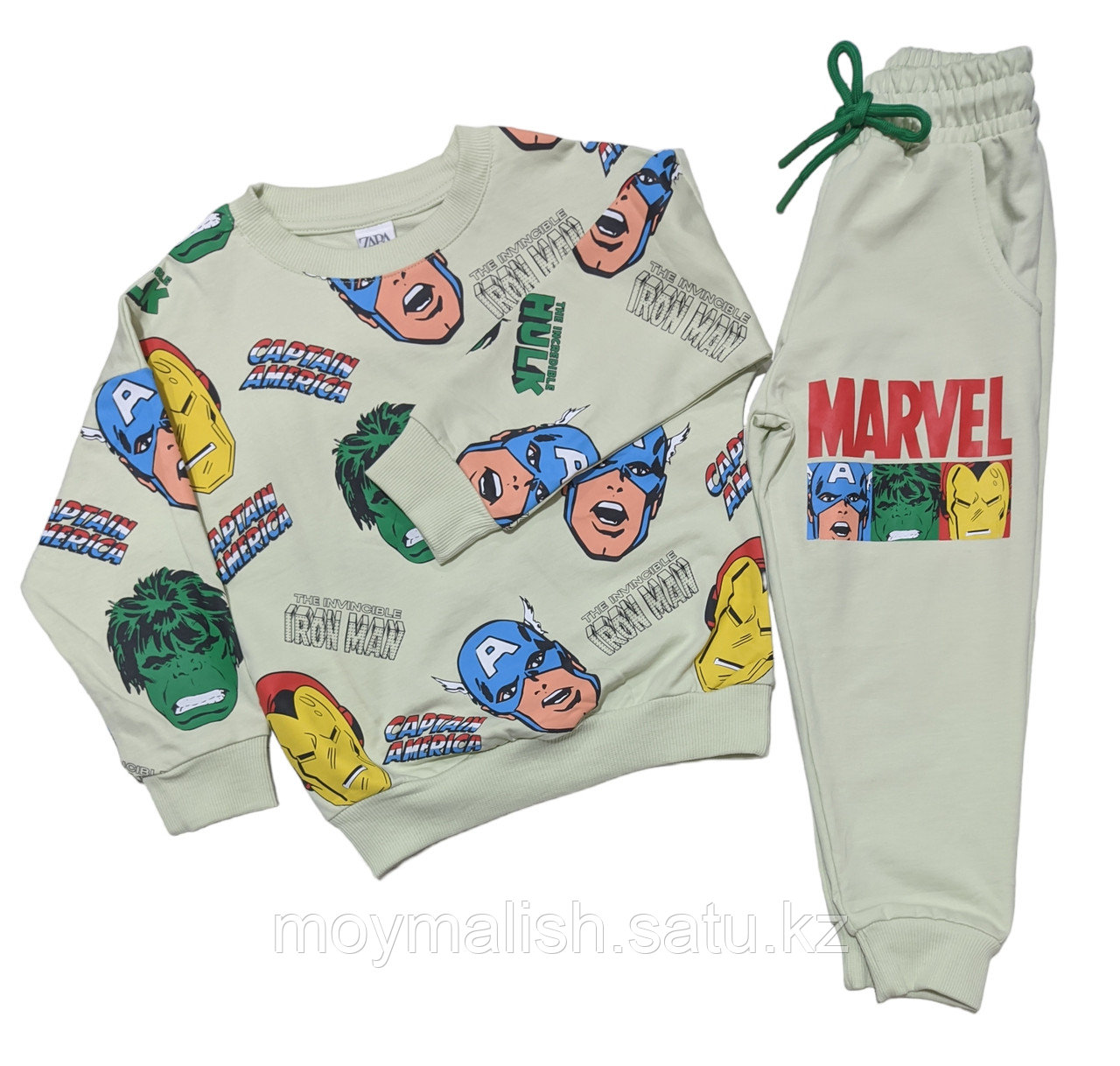 Детский трикотажный костюм двойка с героями 2-3/4-5/5-6 лет - фото 1 - id-p111063916