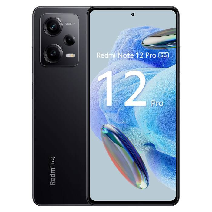 Смартфон Xiaomi Redmi Note 12 Pro 5G 8/256GB Global Version Midnight Black - фото 1 - id-p111064249