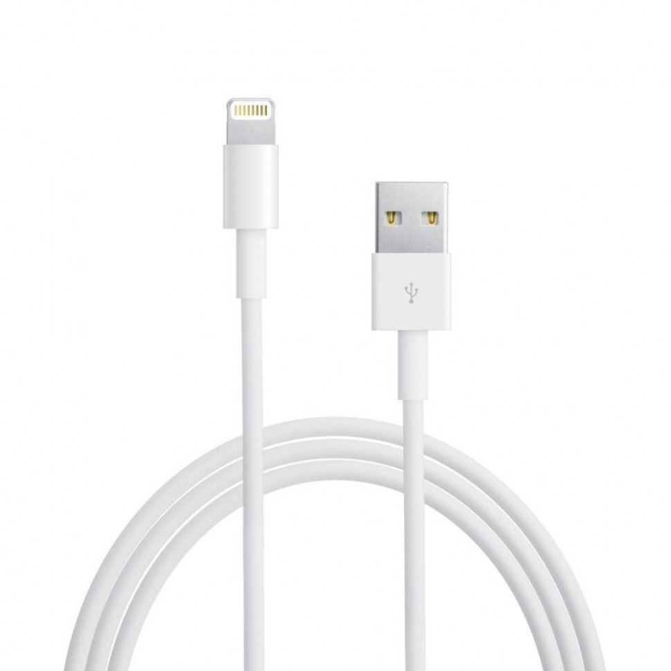Кабель Apple Lightning to USB (1m) MD818 - фото 1 - id-p111064316