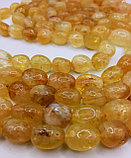 Цитрин галтовка, 13×10мм, фото 2