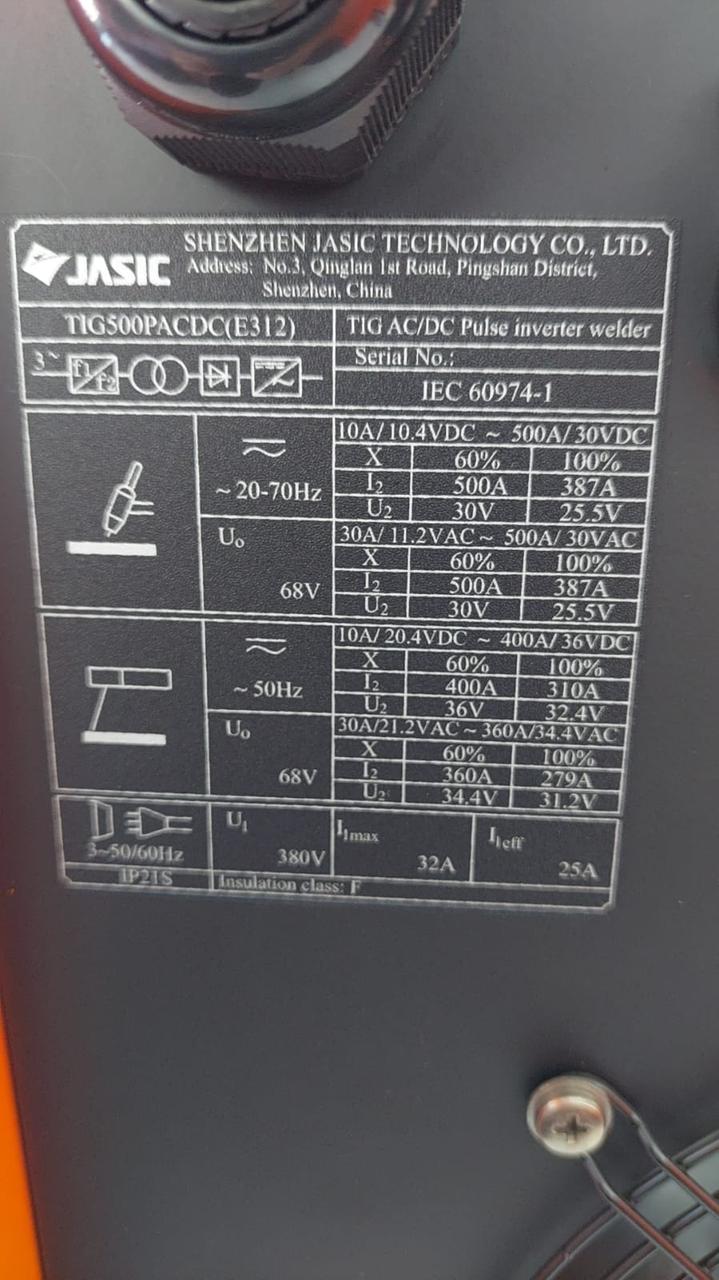 Сварочный инвертор TIG 500P AC/DC (E312) - фото 5 - id-p111066045