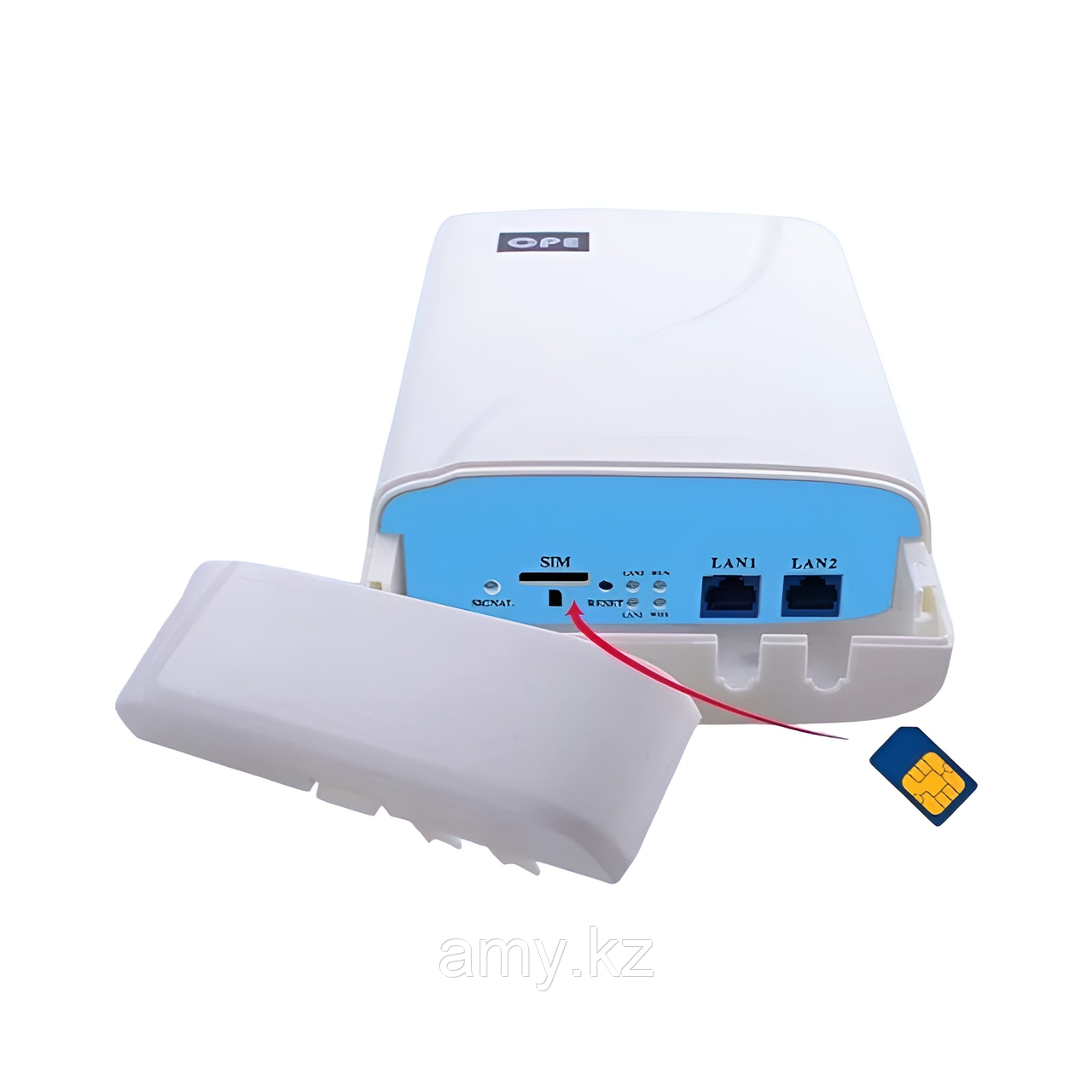 Беспроводной Wi-Fi уличный маршрутизатор RJ45 роутер 4G CPE со слотом для SIM-карты - фото 5 - id-p111066175