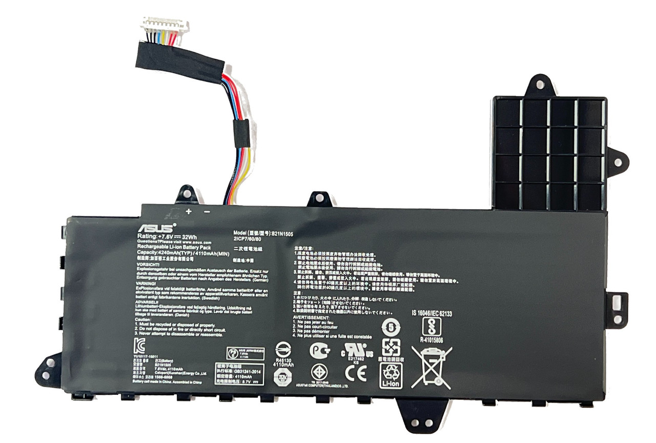 B21N1505 Батарея для ноутбука ASUS E402 E402MA 7.6V 32Wh  type B (org), фото 1