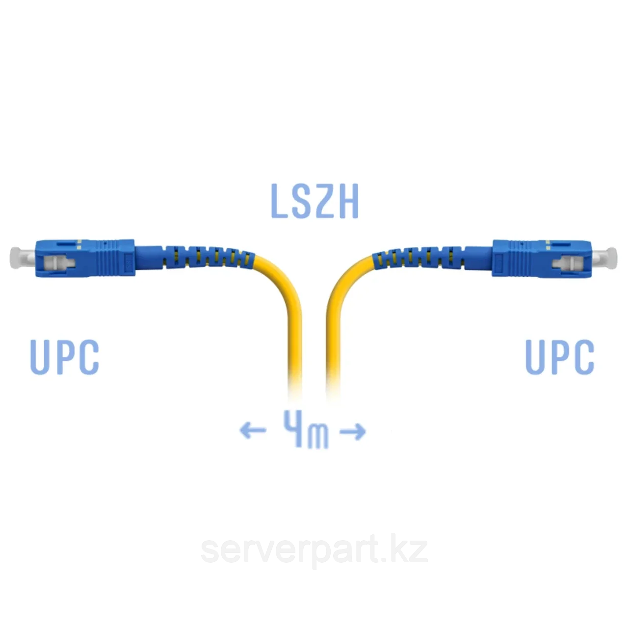 Патчкорд оптический SC/UPC SM 4 метра (SNR-PC-SC/UPC-4m)