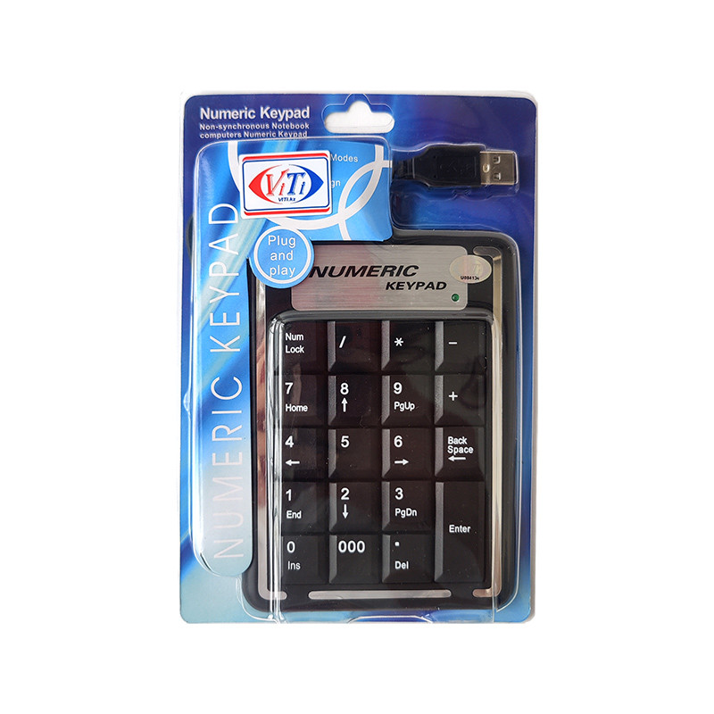 Клавиатура числовая ViTi 018 USB - фото 1 - id-p111120752