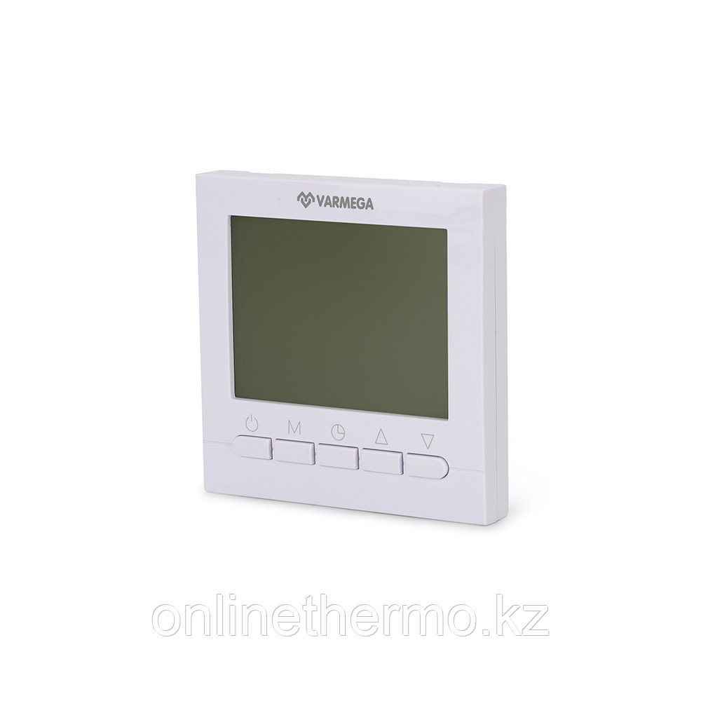 Комнатный электронный термостат 230в, проводной, программируемый, белый, Varmega, фото 1