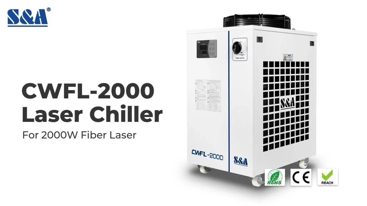 Чиллер S&A CWFL-2000ANP Охлаждающая мощность 6.5 кВт