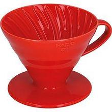 Пуровер воронка Hario V60 02 керамика красный