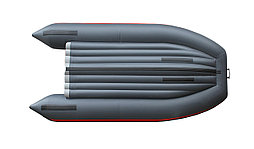 Лодка СКАТ 390 F интегрированный серый/красный, фото 3