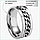 Кольцо "Спиннер - Антистресс" (Silver & Silver р.18), фото 2