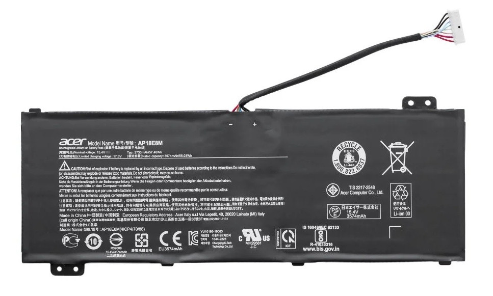 Аккумулятор AP18E7M AP18E8M для ноутбука Acer SWIFT X SFX14-51G, фото 1